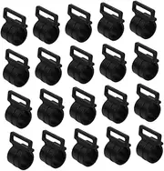 BCOATH 30pcs Tent Pole Accessories Kit Awning Clamp c Clip Plastic Clip Hanger Tent Tool for Outdoor