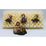 Lot of 4: Boyds Bears Faerie Ornaments & Figurine