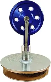 JWQFBC Educational Steam Heat Model, Engine Model Equipment, Desktop Engine Toy, Low Temperature Engine Model, Dark Blue