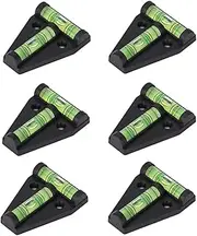 6 Pack RV T Level, 2 Way T-Type Check Bubble Level for Caravan RV Trailer Machines Boat