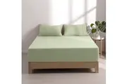Dreamaker Superfine Washed Microfibre Combo Fitted Sheet Set Sage Green (Single, King Single, Double, Queen, King, Super King)