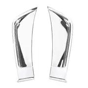 1 Pair Front Bumper Spoiler Air Vent Cover Side Canard Vent Outlet Air Inlet Trim Cover for - GLC 2 silver