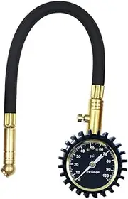 CTIRCHIU Tire Pressure Gauge with Flexible Hose Digital Tire Inflator for Accurate Reading Heavy-duty Car Accessory Easy Inflate Deflate