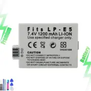 1200mah Battery for Canon LP-E5 EOS Rebel T1i XS XSi 450D 500D 1000D