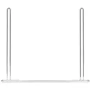 Chrome Anti-Sail Bracket For 24 Inch Mud Flaps