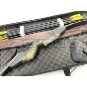 Junxing Black Hunter GT Green 60" Takedown Recurve Bow 30-60lb Hunting / Target
