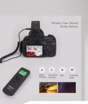 Wireless Timer Remote Control Shutter Release Canon Nikon Sony Panasonic Olympus