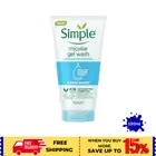 Simple Water Boost Micellar Facial Gel Wash 150ml Soap Free Hydrating Dry Skin