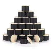 24 Pack 4 Oz Black Candle Tins with Lids, 4Oz Candle Jars for Making8224