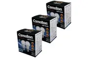 6pc Camelion LED Light Bulb E27 9W 240V Edison Cool Daylight 806 Lumens 6500K
