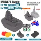 Battery Adapter Converter For Milwaukee 18V Li-ion Battery to For Dyson V6 V7 V8