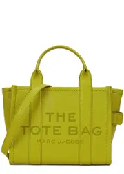 Marc Jacobs The Tote Mini Grained Leather Tote - Green One Size