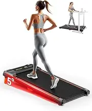 Walking Pad Treadmill, Anylife Incline Walking Pads Under Desk 150KG Capacity,2.5HP Portable Treadmills for Home, Compact Treadmill Small Running Pad with LED Display, Remote Control