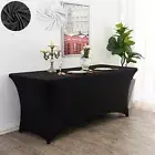 FITTED Table Cloths Trestle Tablecloth For Wedding Dining Rectangle Table Cover