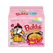Samyang Buldak Spicy Ramen Hot Chicken Ramen Carbonara 5 Packs