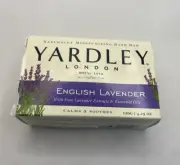 Yardley English Lavender Moisturizing Bath Bar Essential Oil Pure Lavender