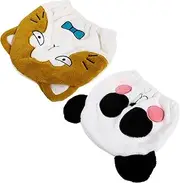 Vaguelly 2pcs Embroidered Patch Dry Hair Microfiber Towels for Body Fluffy Hats Satin Sleep Bonnet Shower Caps Silk Sleep Bonnet Shower Cap for Washcloths Bath Towels Coral Fleece