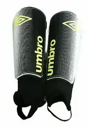 Umbro Duotone Shinguards - Black/White Youth 4ft2in-5ft. New!