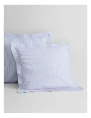 [Sheridan] Abbotson Linen European Pillowcase in Blue Mist