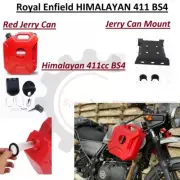 Fit For Royal Enfield "Himalayan 411 Red Jerry Can With Crux Jerry Mount" (for: Royal Enfield)