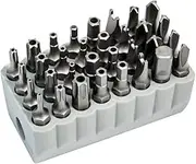 Klein Tools Magnetic Bit Set, Tamperproof, TORX, Hex, Spanner, TORQ, Triwing Screwdriver Bits, 32 Piece; 32525