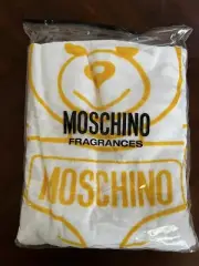 NIB MOSCHINO Toy 2 Teddy Bear Beach/Pool Towel White & Yellow