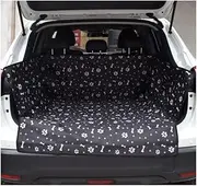 ADCCH Trunk Dog Carrier Waterproof Seat Cover Foldable Oxford Protector Cushion Pet Mat Pad Hammock Dog Cat Anti-Dirty Autostoel Hond(B)