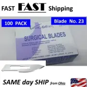 SCALPEL BLADES BOX OF 100 #23, FOR PLANTS, LAB, veterinary etc.