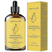 Frankincense Resin Oil with Castor & Jojoba Oils for Face, Wrinkle Removal Facial Moisturizer Cold Pressed Serum, Natural Skincare Hydrates Skin Mo...