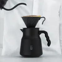 在飛比找momo購物網優惠-【HARIO】V60 不鏽鋼保溫咖啡壺 800ml 黑色(保