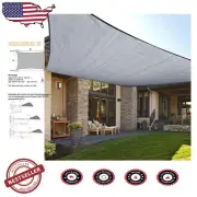 Classic Rectangle 12' x 16' Sun Shade Sail - Perfect UV Protection for Gardens
