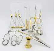 18 Piece Fly Tying Tool Kit w/ case - #KT118