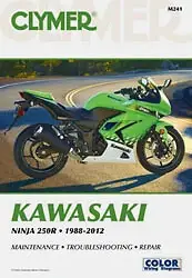 CLYMER MANUAL KAWASAKI NINJA 250R 1988-2011 M241