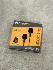 PowerDeWise Lavalier Microphone 3.5 Jack Magnetic Clip 6.5 Ft