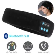 Bluetooth 5.0 Wireless Headband Sports Mic Stereo Running Sleep Music Headphones