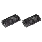 2Pack 1W 8 Ohm 16mmx36mm DIY Magnetic Speaker Square Type Internal Speaker Black