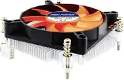 HIGH POWER LGA-115x-mITX 1U Low-Profile Quiet 80mm Intel LGA 1150/1151/1155/1156 CPU Cooler, Supports Intel Socket LGA 1156/1155/1150/1151, Compatible with Server, Desktop