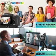 NBD 64MP Digital Camera，4K Vlogging Camera for YouTube with 3’’