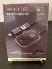 Wireless Carplay Adapter WL02-C Converts Wired to Wireless For iPhone New