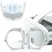 Magnetic Myopia Glasses Spacer Compatible with Meta Quest3 VR Headset Accessories Glasses Lens Insert Anti-Scratch Ring Lens Protector Glasses Bumper Frame