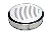 Billet Specialties Ribbed Air Cleaner Round 14X3 BS15820