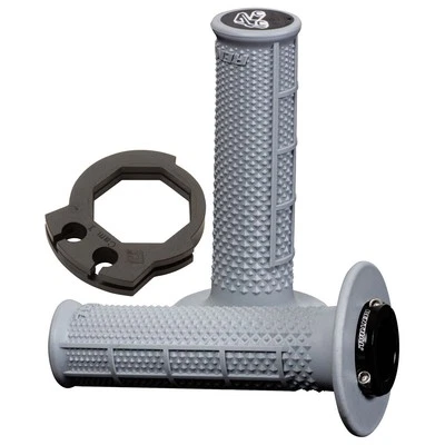 Renthal Tapered Half Waffle MX Original Lock-On Grips Soft Compound For Suzuki