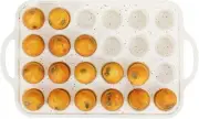 Epzia Silicone Mini Muffin Pan, 24 Cups Nonstick Mini Muffin Tray for Baking, Si