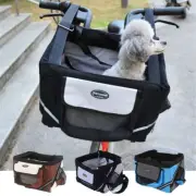 Cycling Pet Bicycle Carrier Bag Puppy Dog Cat Bike Travel Handlebar Basket Bag
