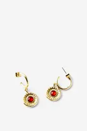 [Rubi] Rubi - Huggie Hoop Earring - Gold plated astro sun OS GOLD PLATED ASTRO SUN