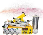 Powder Coating Gun, Manual Plastic Powder Sprayer, 200mm Spraying Distance, Cleaning Volume Adjustment, Electrostatic Powder Coating System Kits for Automotive, Marine, Home, Garden