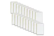 20pc Spirax 541 Notebook Notepad 147x87 7mm Ruled 96-Pages Stationery Yellow