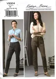 Vogue V9304 Misses 6 to 8 Kathryn Brenne Pants UNCUT Sewing Pattern