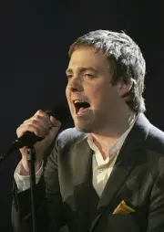 Ricky Wilson of The Kaiser Chiefs rehearses ahead of The Brit Awar- Old Photo 3