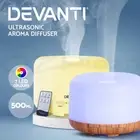 Devanti Aromatherapy Diffuser Humidifier Aroma 500ml Essential Oils Ultrasonic